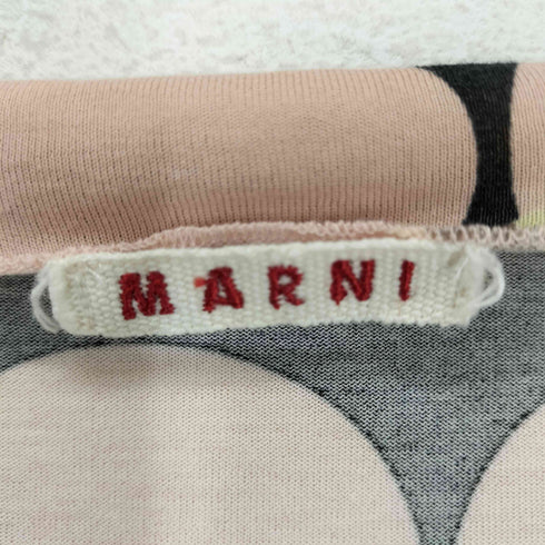 マルニ MARNI ドット柄Uネックカットソー レディース 38