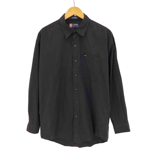 チャップスラルフローレン CHAPS RALPH LAUREN 90s ポケット レギュラーカラーシャツ メンズ import:M