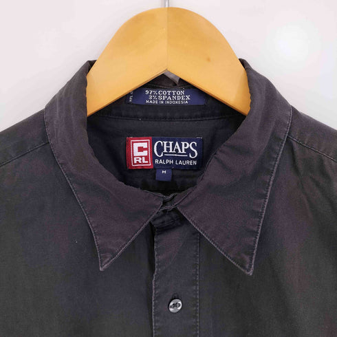 チャップスラルフローレン CHAPS RALPH LAUREN 90s ポケット レギュラーカラーシャツ メンズ import:M