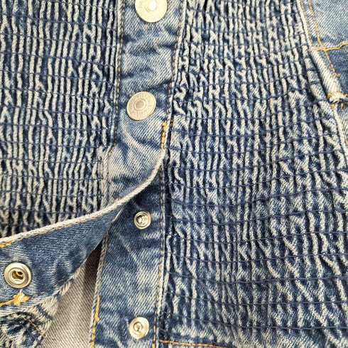 ザラ ZARA デニムベアトップス レディース M