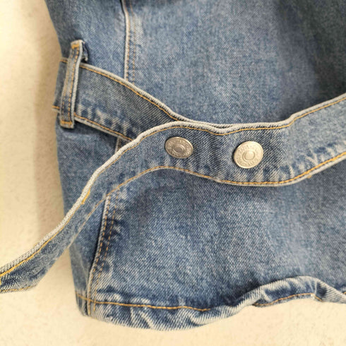 ザラ ZARA デニムベアトップス レディース M