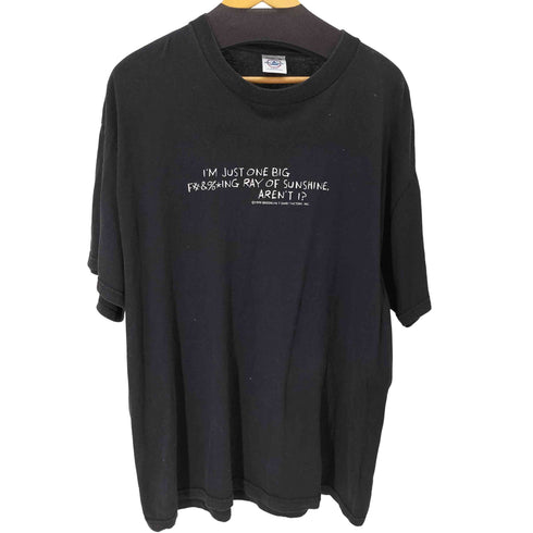 デルタプロウェイト DELTA PRO WEIGHT 90S MADE IN USA ©1999 フロントプリント S/S Tシャツ メンズ import:XL
