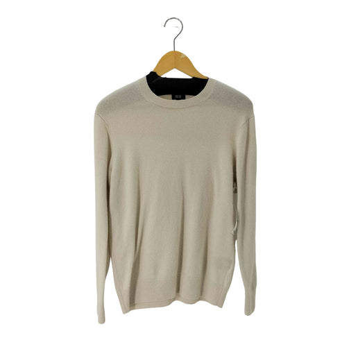 ユニクロ UNIQLO カシミヤクルーネックセーター メンズ JPN:L