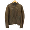 ボスヒューゴボス BOSS HUGO BOSS ラムレザー シングルライダースジャケット メンズ JPN:52