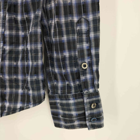 ボスヒューゴボス BOSS HUGO BOSS SLIM FIT チェック柄 コットンシャツ メンズ JPN:XL