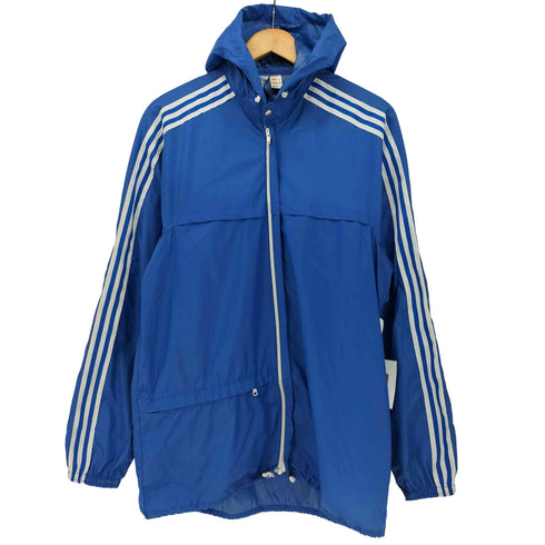 アディダス adidas 70S フランス製 VENTEX ナイロン フーデッド ジャケット メンズ import:M