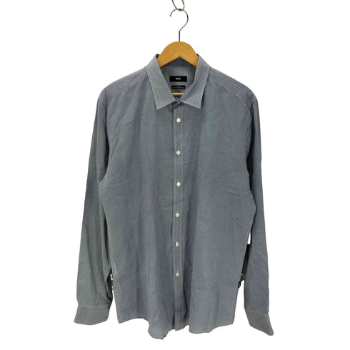ボスヒューゴボス BOSS HUGO BOSS SLIM FIT レギュラーカラー総柄シャツ メンズ JPN:XL