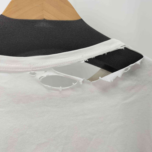 コムデギャルソンシャツ COMME des GARCONS SHIRT LIBERTE EGALITE FRATERNITE フロントプリント S/S Tシャツ メンズ JPN:M