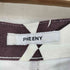 フィーニー PHEENY 22SS DRILL LEAF PRINT HIGH WAIST PANTS (BURGUNDY) レディース JPN:2