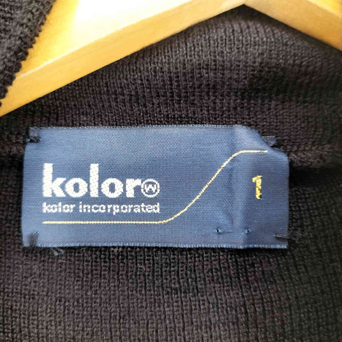 カラー kolor レース切替ハイネックニット レディース 1