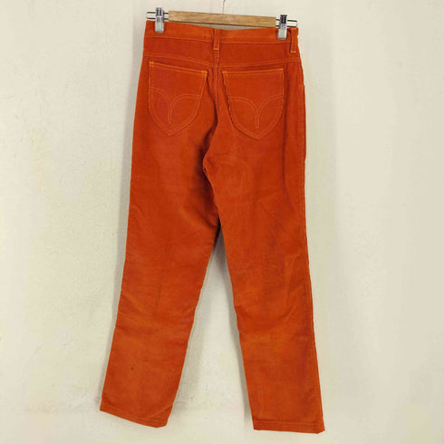 ジッパーフライ 細畝コーデュロイストレートパンツ ECLAIR ZIPPER レディース 38