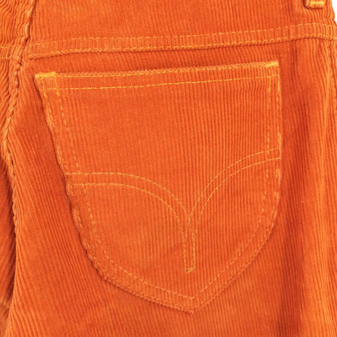 ジッパーフライ 細畝コーデュロイストレートパンツ ECLAIR ZIPPER レディース 38