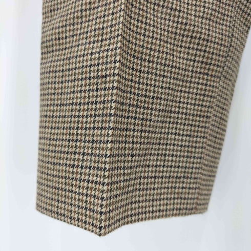 ザスコッチハウス The Scotch House 千鳥格子 ウール混 タックイン スラックスパンツ メンズ 91