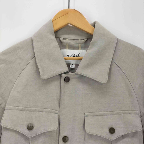 ウールリッチ WOOLRICH WOOL LINEN SAFARI JACKET メンズ import:M