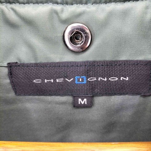 シェビニオン CHEVIGNON コスモスコート 襟ボア キルティング切替 メンズ LW32