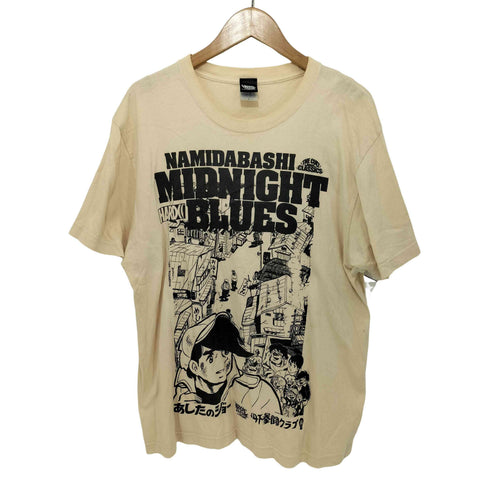 ハードコアチョコレート HARDCORE CHOCOLATE 泪橋/MIDNIGHT BLUES(ドヤ街ナチュラル) クルーネック Tシャツ メンズ JPN:L