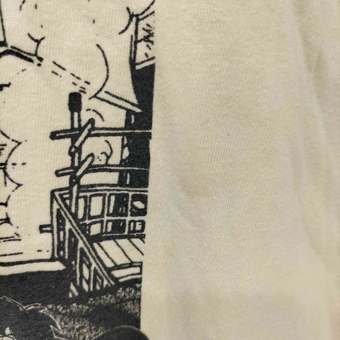 ハードコアチョコレート HARDCORE CHOCOLATE 泪橋/MIDNIGHT BLUES(ドヤ街ナチュラル) クルーネック Tシャツ メンズ JPN:L