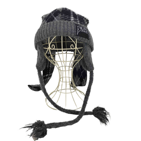 キャンディストリッパー Candy Stripper FLUFFY CHECK BUNNY EAR BEANIE レディース