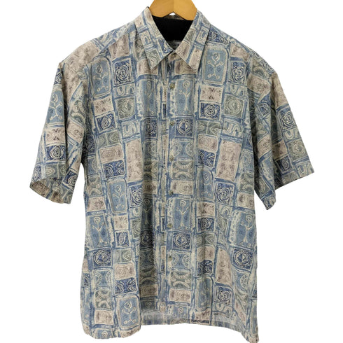 ピエールカルダン pierre cardin 総柄 S/S シャツ メンズ import:M