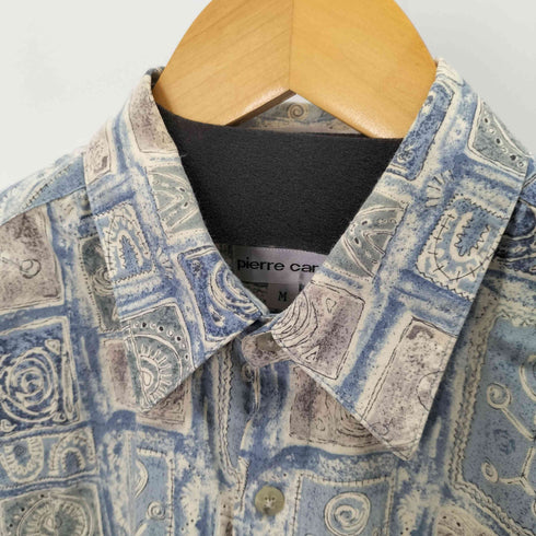 ピエールカルダン pierre cardin 総柄 S/S シャツ メンズ import:M