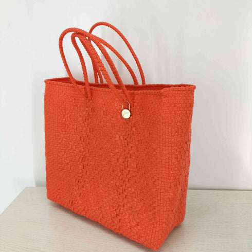 letra MERCADO BAG - ROMBO - LONG HANDLE - Orange レディース