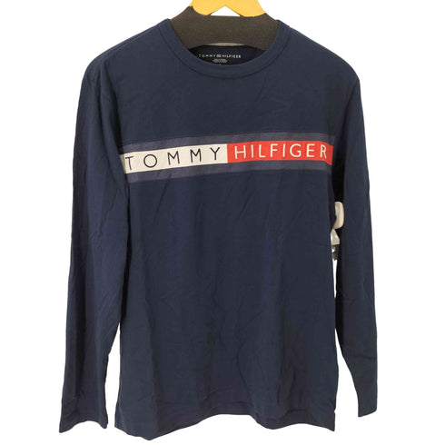 トミーヒルフィガー TOMMY HILFIGER フロントデザイン L/S Tシャツ メンズ import:M