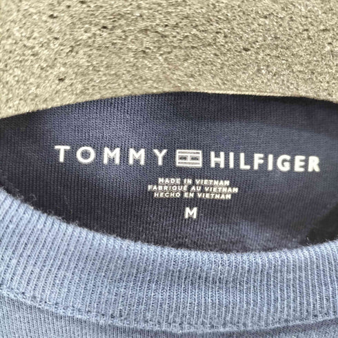 トミーヒルフィガー TOMMY HILFIGER フロントデザイン L/S Tシャツ メンズ import:M
