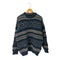 HIGHLAND CRAFT 総柄クルーネックニット メンズ