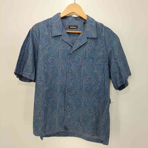 ポールスチュアート Paul Stuart ペイズリー柄 開襟 S/Sシャツ ショーツ セットアップ メンズ XL