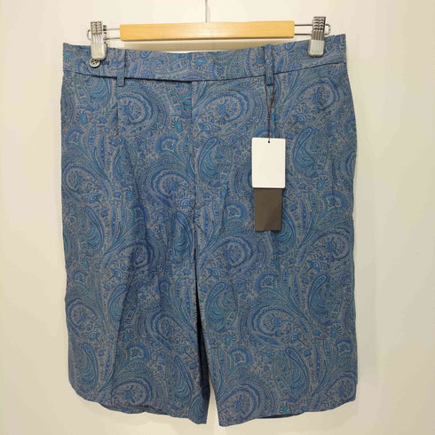 ポールスチュアート Paul Stuart ペイズリー柄 開襟 S/Sシャツ ショーツ セットアップ メンズ XL