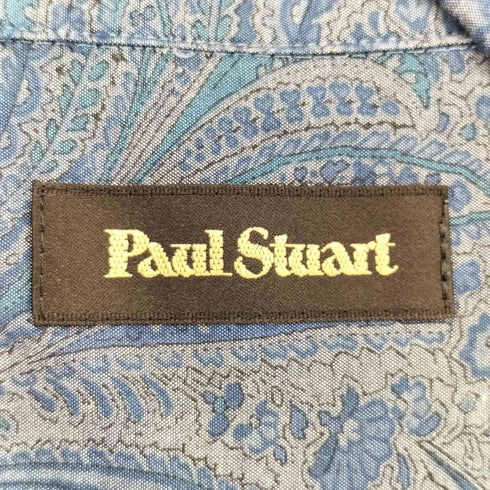 ポールスチュアート Paul Stuart ペイズリー柄 開襟 S/Sシャツ ショーツ セットアップ メンズ XL