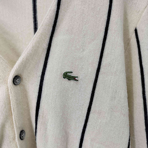 アイゾッドラコステ IZOD LACOSTE ストライプボーダーアクリルカーディガン メンズ import:L