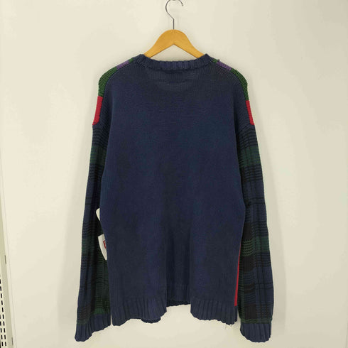 トミーヒルフィガー TOMMY HILFIGER マルチカラー クルーネックニット メンズ JPN:XL