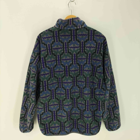 パタゴニア patagonia 1994 USA製 雪無しタグ テウェルチェ柄 フリーススナップT メンズ JPN:L