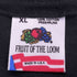 80S FRUIT OF THE LOOM ボディ USA製 シングルステッチ プリント S/S Tシャツコピーライト1986 メンズ import:XL