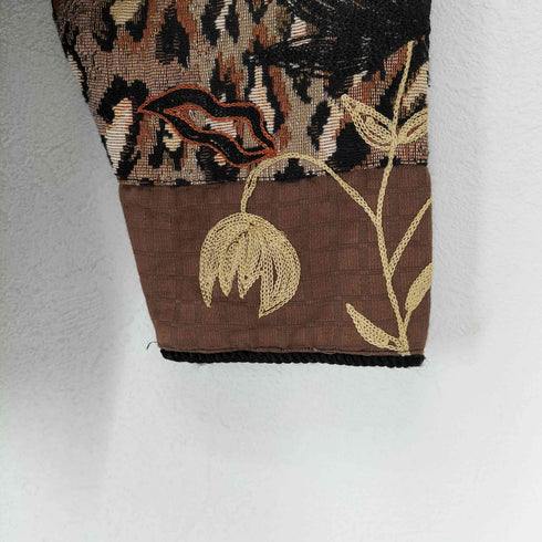 DRAPER'S&DAMON'S レーヨン混パッチワーク刺繍デザインジャケット メンズ JPN:L