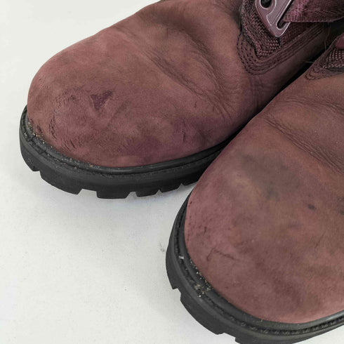 ティンバーランド Timberland 6inch Premium Belt boots スウェードベルトブーツ バーガンディ メンズ JPN:26