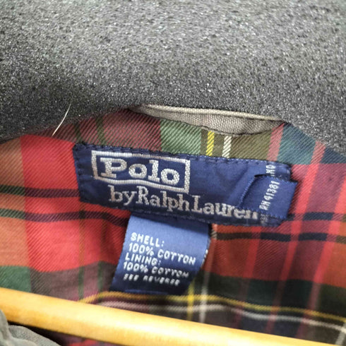 ポロバイラルフローレン Polo by RALPH LAUREN 裏地チェック スモールポニー刺繍 スイングトップ メンズ import:XL