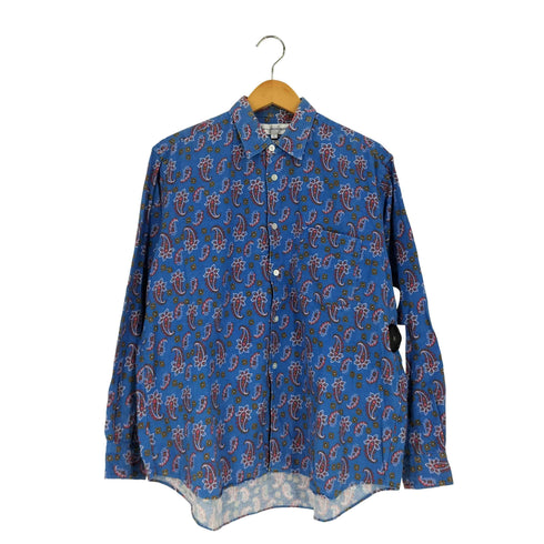 コムデギャルソンシャツ COMME des GARCONS SHIRT フランス製 ペイズリー柄 フランネルシャツ メンズ JPN:S
