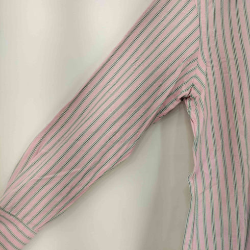 ポロバイラルフローレン Polo by RALPH LAUREN コットン 丸襟 ストライプ L/S シャツ メンズ import:M
