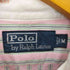 ポロバイラルフローレン Polo by RALPH LAUREN コットン 丸襟 ストライプ L/S シャツ メンズ import:M