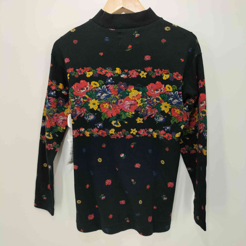 ケンゾー KENZO 花柄 モックネック ロングスリーブTシャツ メンズ LL