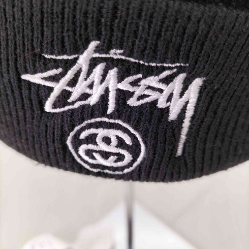 ステューシー Stussy フロントロゴ刺繍 ニット帽 メンズ