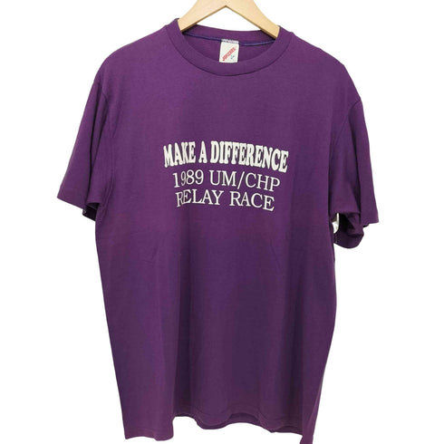 ジャージーズ JERZEES 80-90s クルーネック プリントTシャツ メンズ import:L