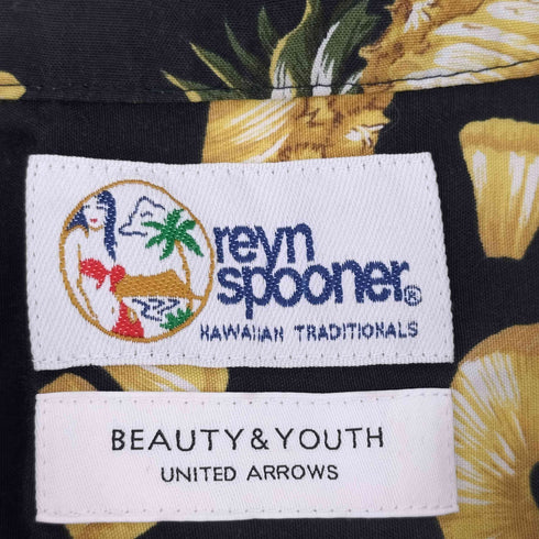 ビューティーアンドユースユナイテッドアローズ BEAUTY & YOUTH UNITED ARROWS パイナップル アロハシャツ メンズ