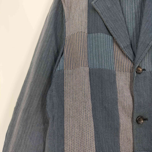 コムデギャルソンオム COMME des GARCONS HOMME AD2000 田中オム パッチワーク 3B テーラードジャケット メンズ JPN:L