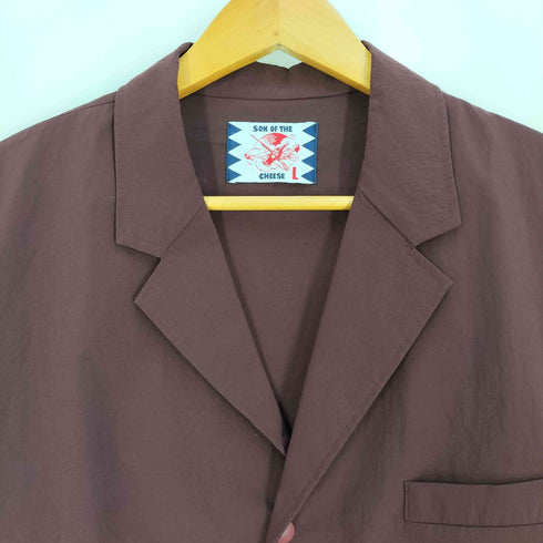 サノバチーズ SON OF THE CHEESE LOOSE JKT ルーズジャケット スナップボタン テーラードジャケット メンズ import:L