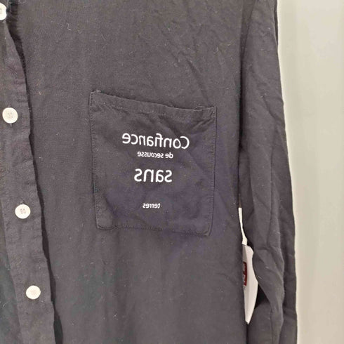 両面プリント L/S レーヨンシャツ メンズ 3L