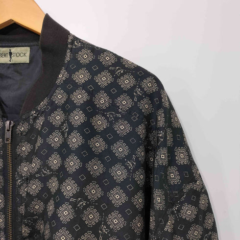 ロバートストック ROBERT STOCK 80-90s 総柄 ジップアップブルゾン メンズ import:M