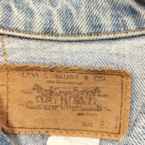 リーバイス Levis 80S USA製 70705-0317 オレンジタブ デニムジャケット メンズ 22